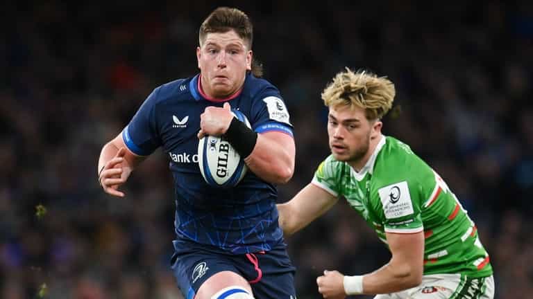 Joe McCarthy leaves fans stunned with incredible piece of play as Leinster march on Joe McCarthy leaves fans stunned with incredible piece of play as Leinster march on