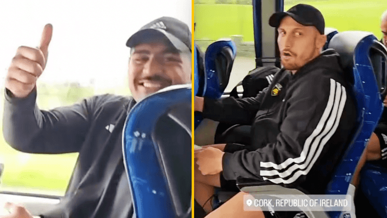 La Rochelle enjoy classic Irish tune on team bus as they roll through Cork La Rochelle enjoy classic Irish tune on team bus as they roll through Cork