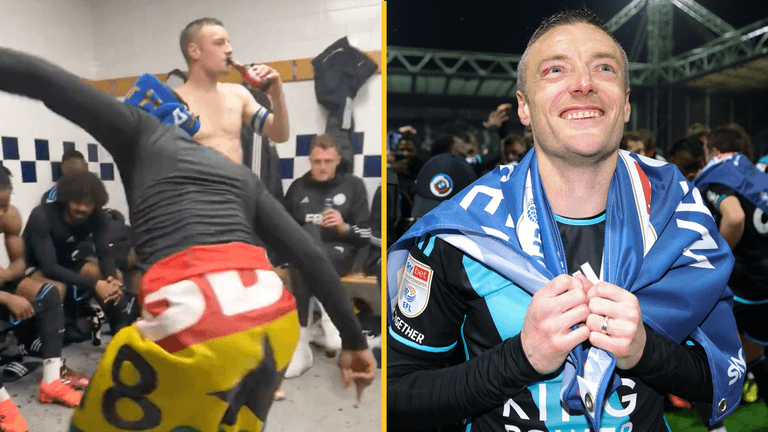 Jamie Vardy tells Leicester player he’s ‘done f**k all’ during title celebrations Jamie Vardy tells Leicester player he’s ‘done f**k all’ during title celebrations