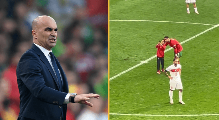 Portugal boss Roberto Martinez concerned by Ronaldo-obsessed pitch invaders Portugal boss Roberto Martinez concerned by Ronaldo-obsessed pitch invaders
