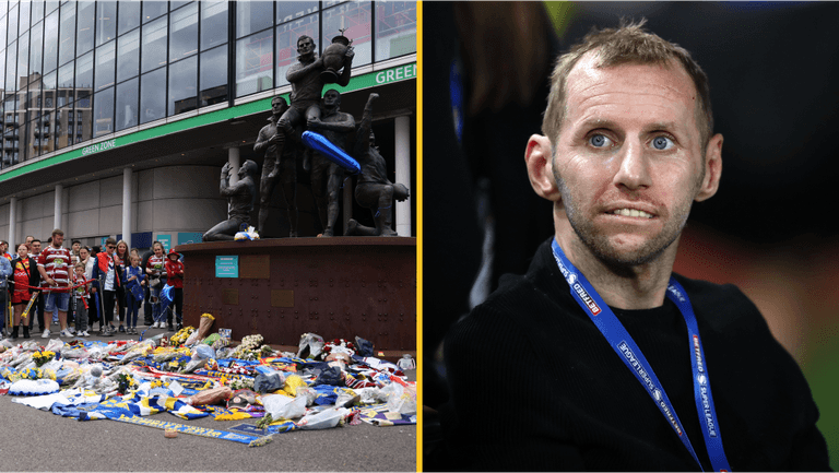 Rugby league pays emotional tribute to Rob Burrow before Challenge Cup final Rugby league pays emotional tribute to Rob Burrow before Challenge Cup final