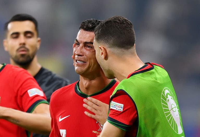Fans label Ronaldo’s tears against Slovenia the ‘greatest moment in Euros history’ Fans label Ronaldo’s tears against Slovenia the ‘greatest moment in Euros history’