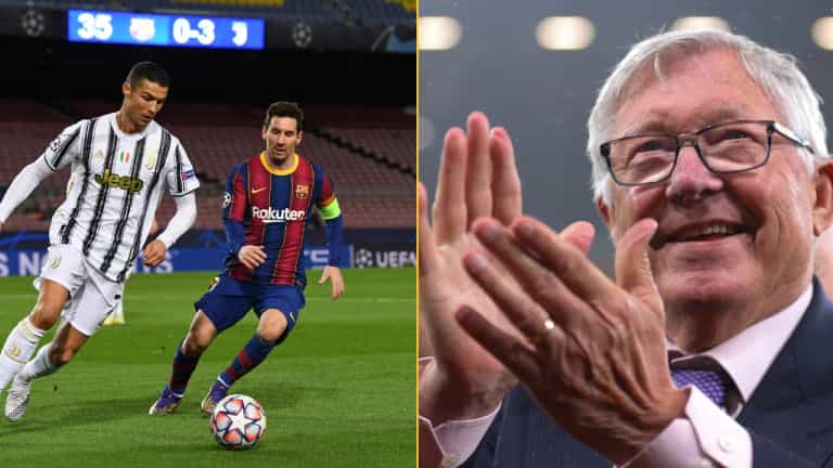 Alex Ferguson puts the Ronaldo vs Messi debate to bed with perfect response Alex Ferguson puts the Ronaldo vs Messi debate to bed with perfect response