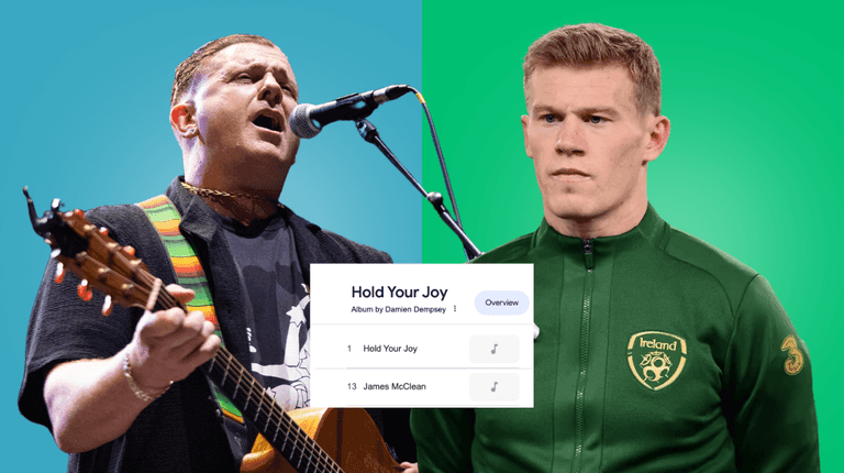 Damien Dempsey explains why he named a song after James McClean Damien Dempsey explains why he named a song after James McClean