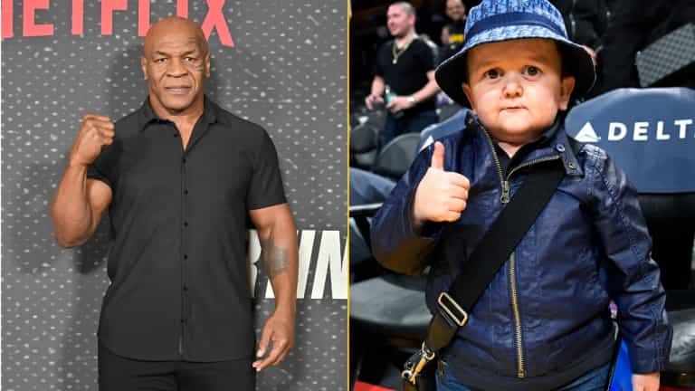 Mike Tyson says he thought Hasbulla was a baby when he picked him up in famous clip Mike Tyson says he thought Hasbulla was a baby when he picked him up in famous clip