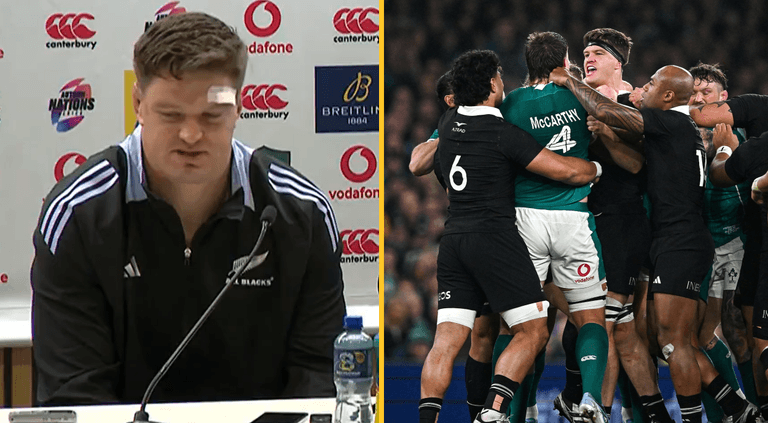 Scott Barrett unimpressed by ‘below the line’ Joe McCarthy incident during All Blacks win Scott Barrett unimpressed by ‘below the line’ Joe McCarthy incident during All Blacks win
