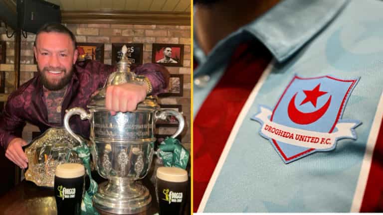 Drogheda United issue statement after Conor McGregor posts trophy photo Drogheda United issue statement after Conor McGregor posts trophy photo