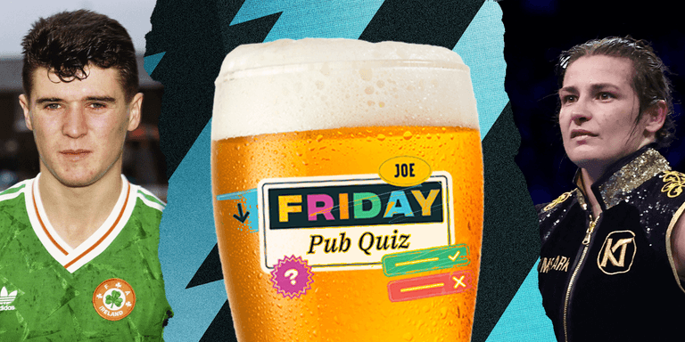 The SportsJOE Friday Pub Quiz: Week 109 The SportsJOE Friday Pub Quiz: Week 109