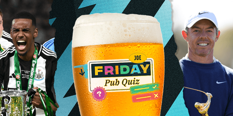 The SportsJOE Friday Pub Quiz: Week 110 The SportsJOE Friday Pub Quiz: Week 110
