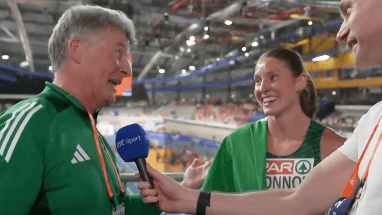 Dad delivers poignant interview after Kate O’Connor’s epic Euro bronze Dad delivers poignant interview after Kate O’Connor’s epic Euro bronze