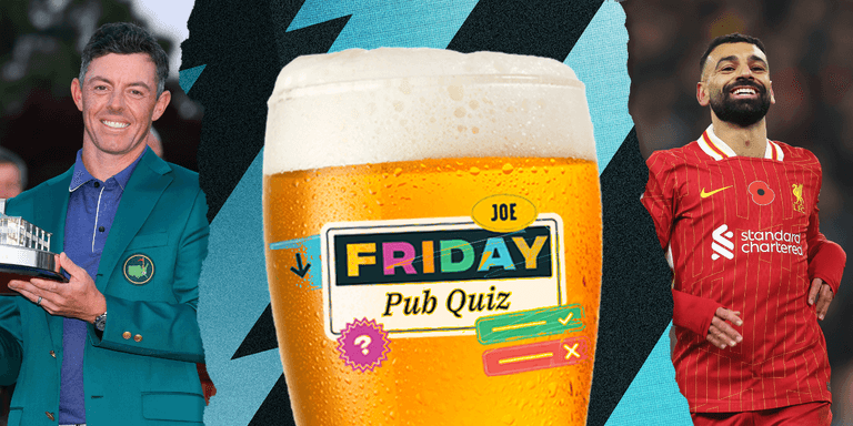 The SportsJOE Friday Pub Quiz: Week 112 The SportsJOE Friday Pub Quiz: Week 112