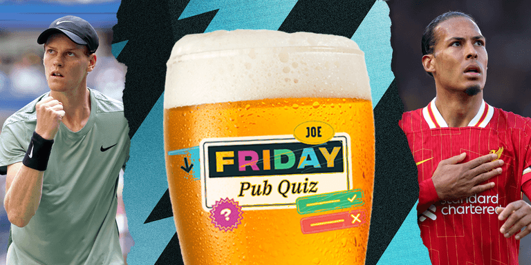 The SportsJOE Friday Pub Quiz: Week 113 The SportsJOE Friday Pub Quiz: Week 113