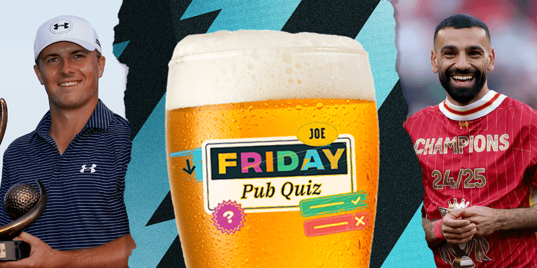 The SportsJOE Friday Pub Quiz: Week 114 The SportsJOE Friday Pub Quiz: Week 114