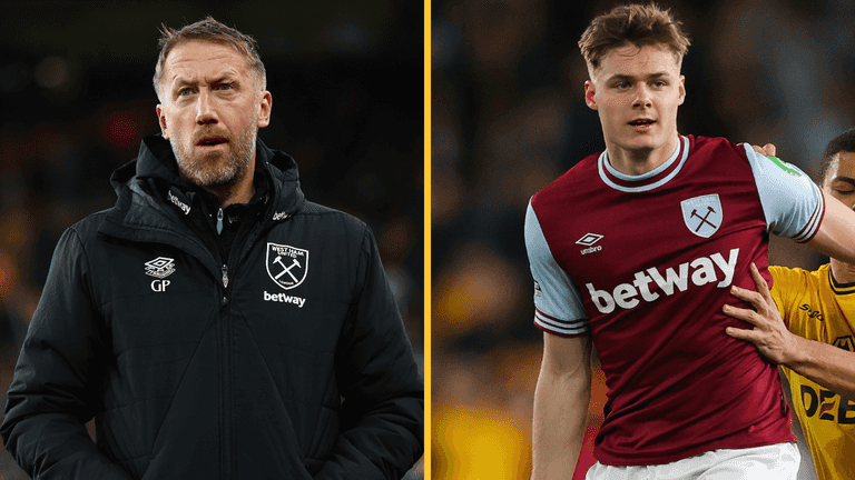 Graham Potter criticises Evan Ferguson miss after subbing the striker early in Wolves loss Graham Potter criticises Evan Ferguson miss after subbing the striker early in Wolves loss