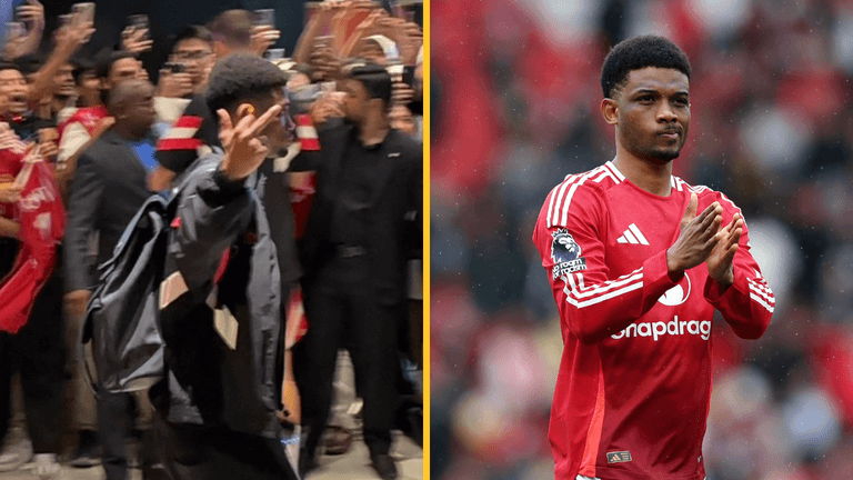 Man United star gives reasonable explanation for obscene gesture to ‘fans’ Man United star gives reasonable explanation for obscene gesture to ‘fans’