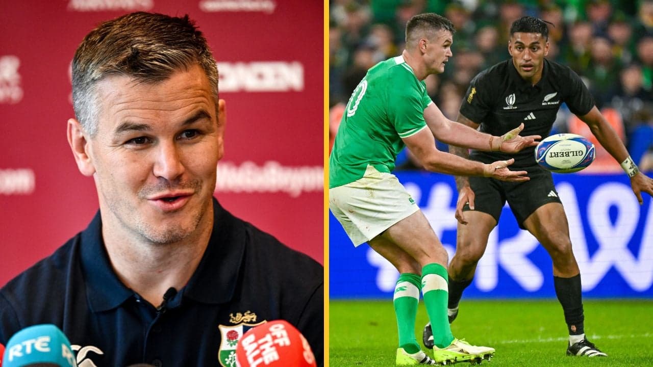 Johnny Sexton gives cheeky response to Rieko Ioane’s Leinster move