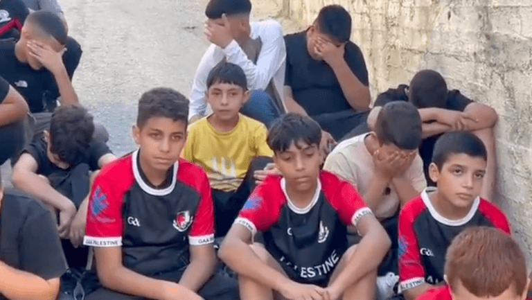 GAA Palestine post heartbreaking video of devastated kids as Ireland trip hangs in balance GAA Palestine post heartbreaking video of devastated kids as Ireland trip hangs in balance