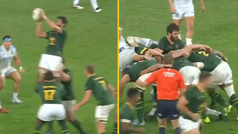 Rassie Erasmus reveals surprising inspiration for bizarre South Africa scrum and maul tricks Rassie Erasmus reveals surprising inspiration for bizarre South Africa scrum and maul tricks