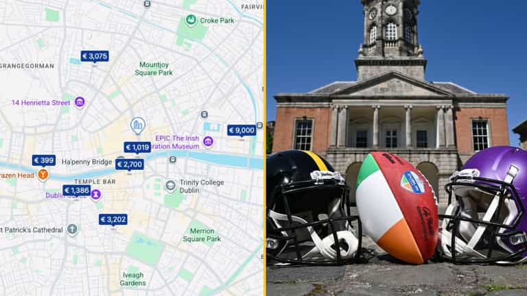 The eye-watering hotel prices for Dublin NFL match with just ‘1% availability’ for visitors The eye-watering hotel prices for Dublin NFL match with just ‘1% availability’ for visitors
