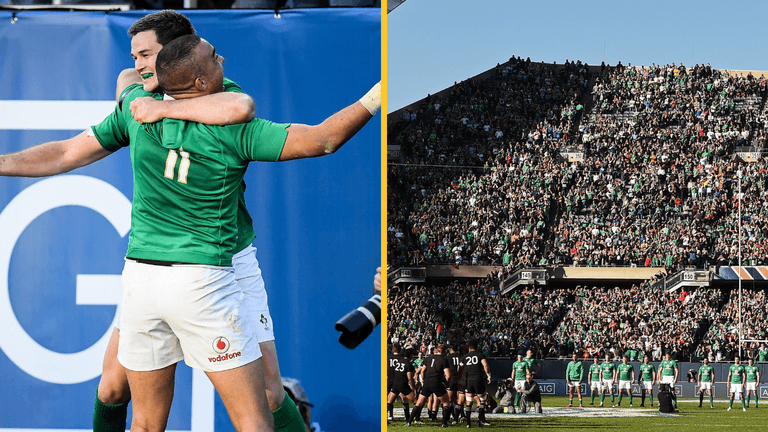 New Zealand called out for outrageous claim on fan split in Chicago for Ireland game New Zealand called out for outrageous claim on fan split in Chicago for Ireland game