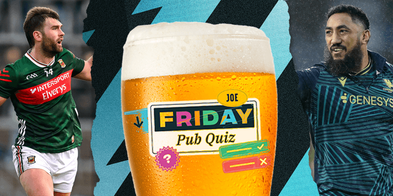 The SportsJOE Friday Pub Quiz: Week 126 The SportsJOE Friday Pub Quiz: Week 126