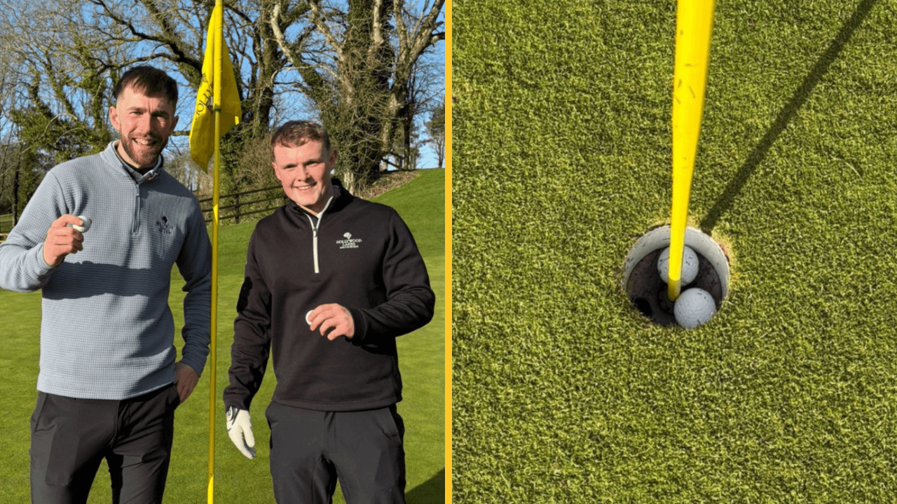 Irish pair complete one of the rarest feats ever seen in golf