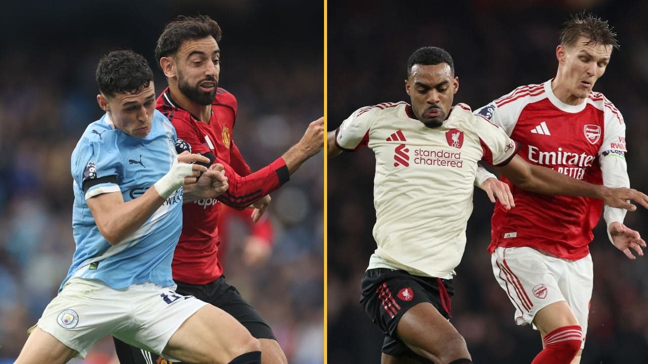 Premier League live: Manchester Utd v Man City, plus Liverpool and Arsenal in action