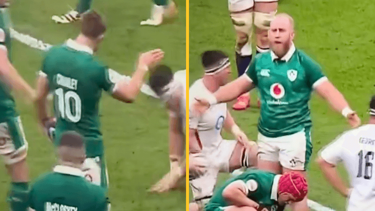 Hilarious Jack Crowley moment as he scolds Ireland & Munster teammate Hilarious Jack Crowley moment as he scolds Ireland & Munster teammate