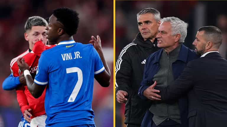 Benfica and Mourinho slammed for ‘disgraceful’ reaction to Vinicius Jr’s racism allegation Benfica and Mourinho slammed for ‘disgraceful’ reaction to Vinicius Jr’s racism allegation