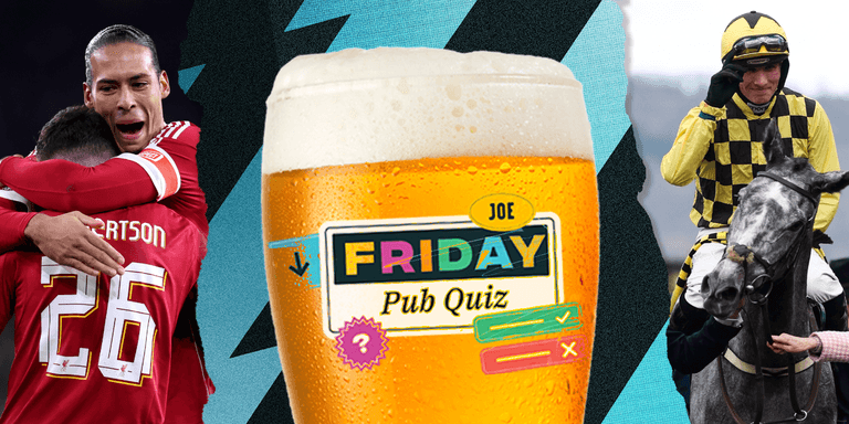 The SportsJOE Friday Pub Quiz: Week 131 The SportsJOE Friday Pub Quiz: Week 131