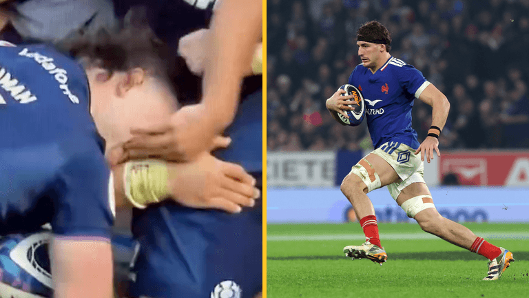 French star has lucky red card escape after eye contact on Scottish player French star has lucky red card escape after eye contact on Scottish player