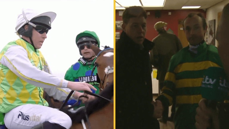 Decision made on racist allegations from British jockey towards Irishman at Cheltenham Decision made on racist allegations from British jockey towards Irishman at Cheltenham