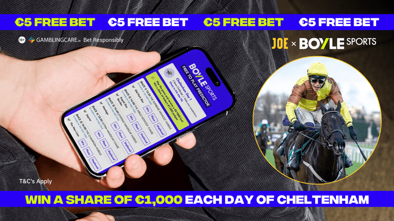 Receive a €5 free bet every day of Cheltenham with our Free To Play Predictor Receive a €5 free bet every day of Cheltenham with our Free To Play Predictor