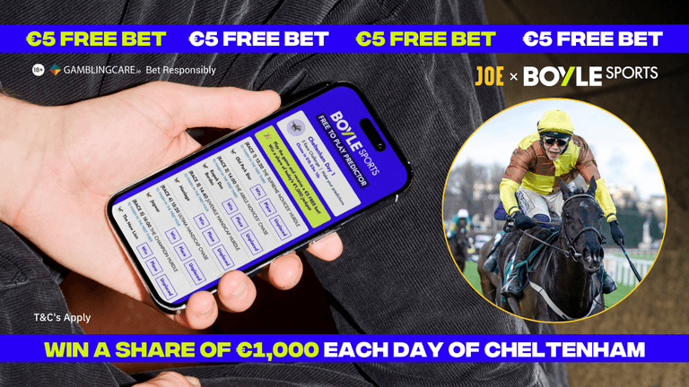 Receive a €5 free bet every day of Cheltenham with our Free To Play Predictor Receive a €5 free bet every day of Cheltenham with our Free To Play Predictor