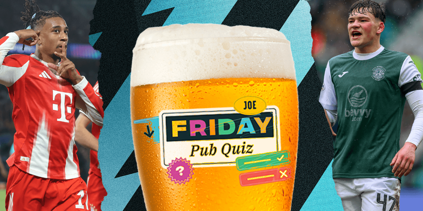 The SportsJOE Friday Pub Quiz: Week 138