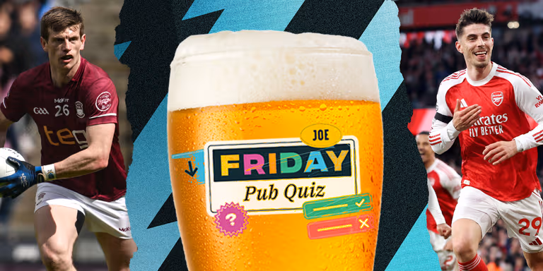 The SportsJOE Friday Pub Quiz: Week 141 The SportsJOE Friday Pub Quiz: Week 141