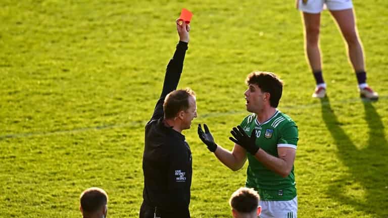 WATCH: “Incredibly harsh” red card for Limerick versus Wexford upheld after appeal WATCH: “Incredibly harsh” red card for Limerick versus Wexford upheld after appeal