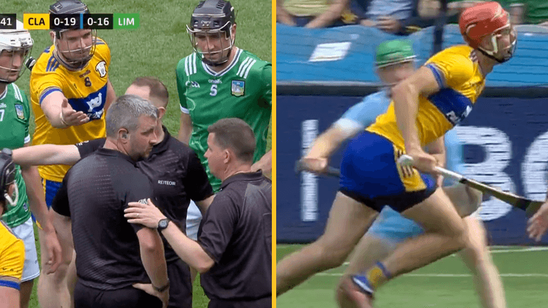 Controversy as huge black card call helps Limerick overcome Clare Controversy as huge black card call helps Limerick overcome Clare