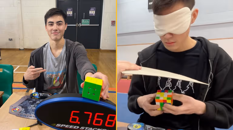Maynooth student holds unique Rubix Cube record ahead of Euro Champs Maynooth student holds unique Rubix Cube record ahead of Euro Champs