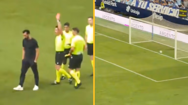 Premier League side’s match ends in farce with penalty into empty net Premier League side’s match ends in farce with penalty into empty net