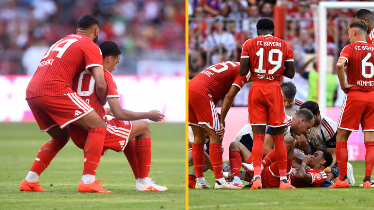 Update after Germany star collapses on pitch for Bayern Munich Update after Germany star collapses on pitch for Bayern Munich
