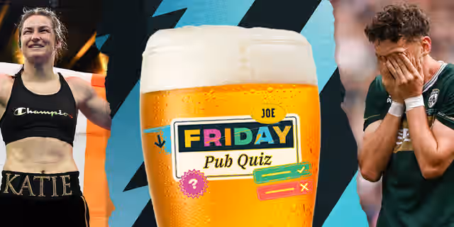 The SportsJOE Friday Pub Quiz: Week 156 The SportsJOE Friday Pub Quiz: Week 156