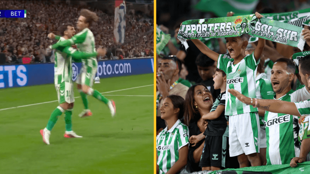 Real Betis lavish praise on Troy Parrott after Champions League winner