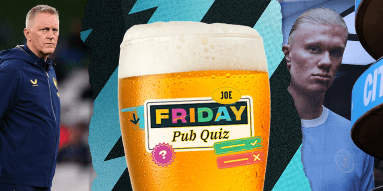 The SportsJOE Friday Pub Quiz: Week 158 The SportsJOE Friday Pub Quiz: Week 158