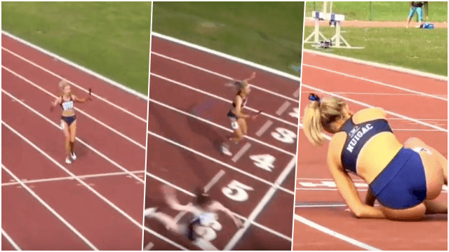 Amazing display of courage as badly injured NUIG athlete hobbles to second place finish Amazing display of courage as badly injured NUIG athlete hobbles to second place finish
