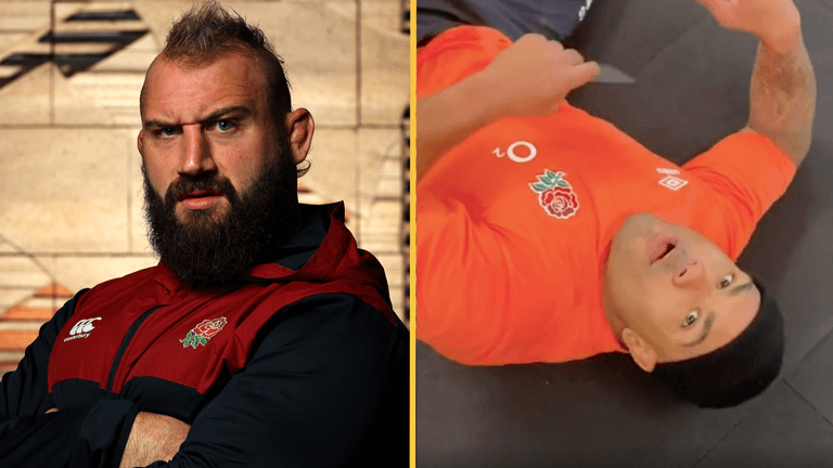 Joe Marler scares Kyle Sinckler half to death with England gym prank Joe Marler scares Kyle Sinckler half to death with England gym prank