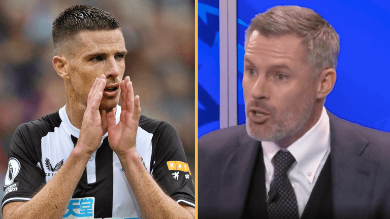 Jamie Carragher tears into Ciaran Clark after “absolutely shocking” error against Manchester City Jamie Carragher tears into Ciaran Clark after “absolutely shocking” error against Manchester City
