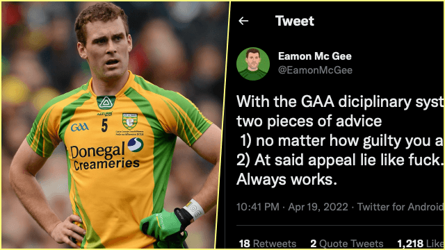 Eamon McGee sums up the GAA disciplinary system as all Armagh players cleared to play Eamon McGee sums up the GAA disciplinary system as all Armagh players cleared to play