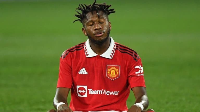 Fred sent off for stamp on Alvaro Morata as Man United lose to Atletico Madrid Fred sent off for stamp on Alvaro Morata as Man United lose to Atletico Madrid