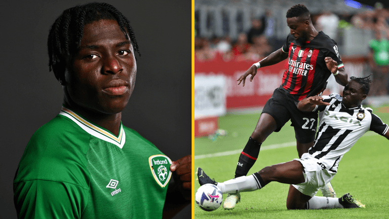Wexford’s Festy Ebosele makes Serie A debut at San Siro, and goes in hard on Divock Origi Wexford’s Festy Ebosele makes Serie A debut at San Siro, and goes in hard on Divock Origi